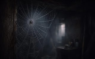 toile-araignee-coin-mysterieux-eclaire