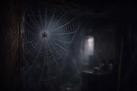 toile-araignee-coin-mysterieux-eclaire