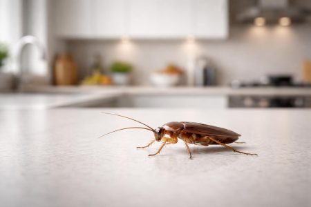 cuisine-moderne-blatte-compteur-eclairee