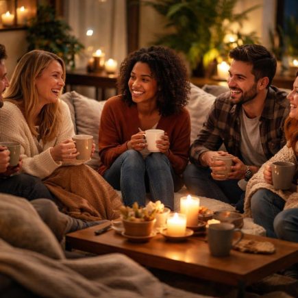 personnes-salon-moderne-plantes-lumieres