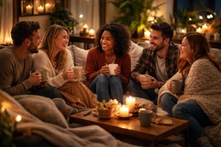 personnes-salon-moderne-plantes-lumieres