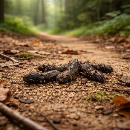piste-forestiere-crottes-fouine-feuilles