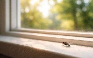 moucheron-fenetre-soleil-arbres-verdoyants