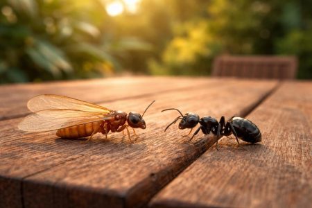 table-bois-termite-fourmi-plantes
