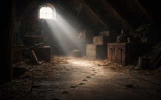 grenier-sombre-poussiereux-rayons-lumiere